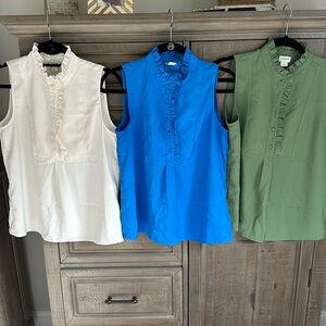 3 Jcrew blouses